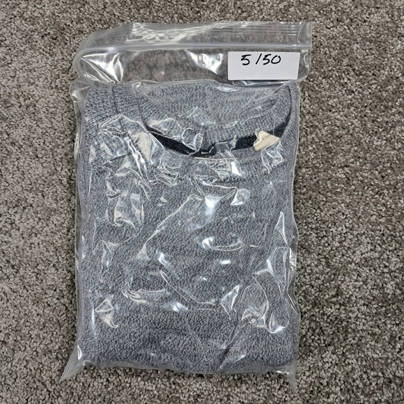 Weatherproof Vintage Mens Gray Waffle Knit Crewneck Sweater XL Acrylic - Picture 7 of 7